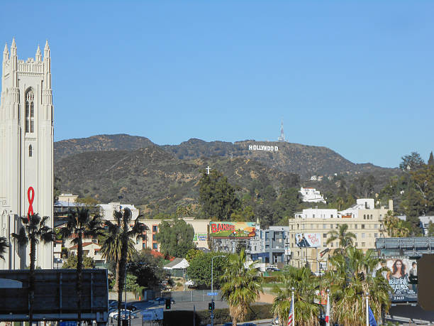 Hollywood Los Angeles View of Hollywood in Los Angeles California hollywood california stock pictures, royalty-free photos & images