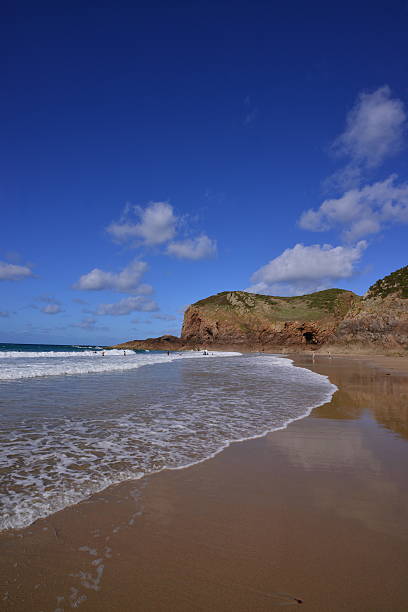 istock Plemont beach, Jersey, U.K. 488787390