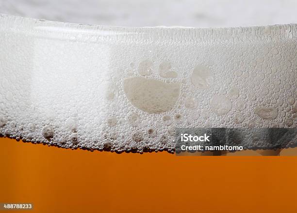 Beer Bubbles In The High Magnification And Closeup Stock Photo - Download Image Now