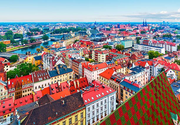 istock Aerial panorama of Wroclaw, Poland 488788708
