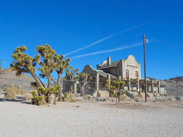 istock Railway station ruins in Rhyolite 488789953