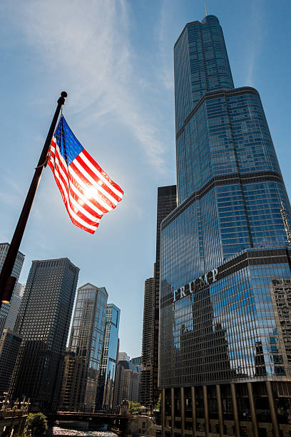 시카고 - trump tower 뉴스 사진 이미지