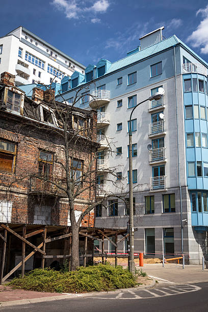 istock New and old Warsaw, Poland 488791420