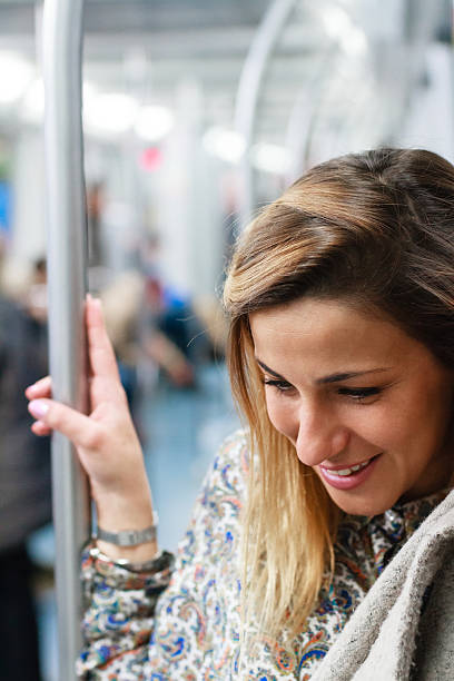 istock Young woman in subway 488794918