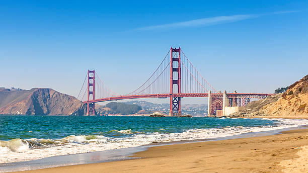 istock Panoramic view of Golden Gate Bridge, San Francisco. 488796138