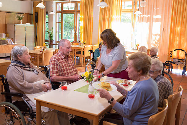 istock Elderly people in a nursing home 488796284