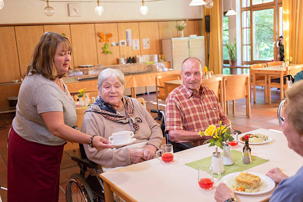 istock Elderly people in a nursing home 488796356