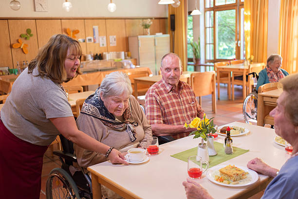 istock Elderly people in a nursing home 488796424