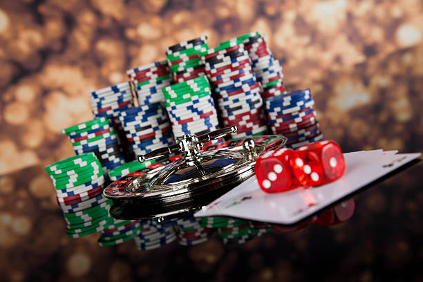 istock Playing roulette in the casino 488796766