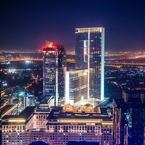 istock City lights of Dubai downtown 488796848