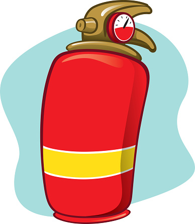 Illustration item is safety fire extinguisher