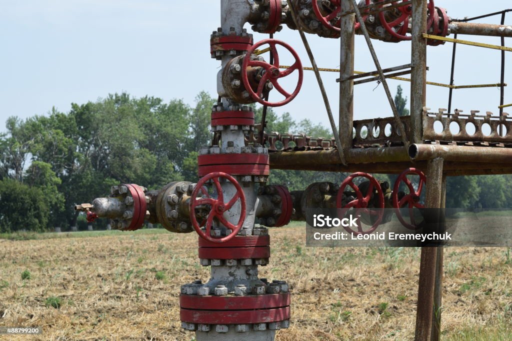 Oil well 2015 Stock Photo