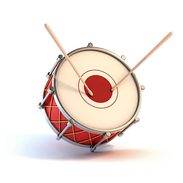 bombo instrumento-conceito 3d anúncio - bass drum imagens e fotografias de stock