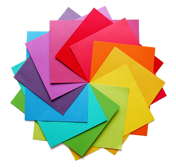 colour wheel group of primary, secondary and tertiary colours on a wheel formation color wheel stock pictures, royalty-free photos & images