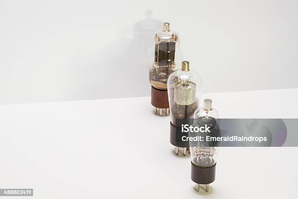 Vintage Amp Tubes Stock Photo - Download Image Now - Burnt, Chrome, Construction Industry