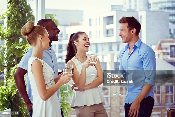 Outdoor Party Stock Photo - Download Image Now - Aperitif, Luxury, Friendship