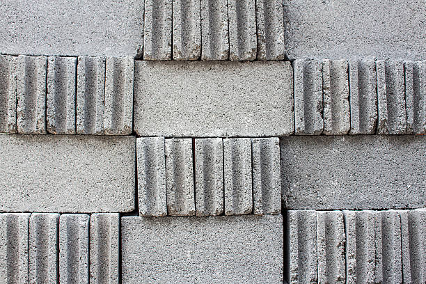 bloques de cemento - conctete masonary unit fotografías e imágenes de stock
