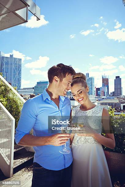 Romantic Couple Stock Photo - Download Image Now - Couple - Relationship, Alcohol - Drink, City Life