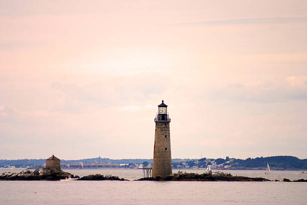 istock Boston Harbor lighthouse, New England, USA 488815252