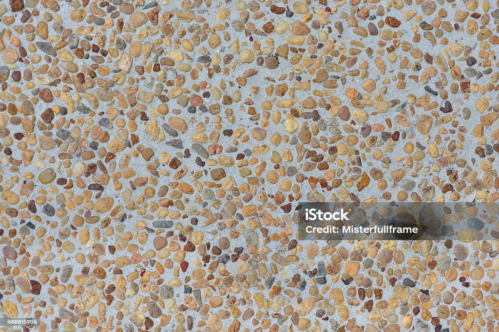 Washed Rocksand Finish Exposed Aggregate Finish Stock Photo - Download Image Now - 2015 ...