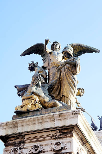 istock Il Pensiero, The Thought sculpture  in Rome 488817526