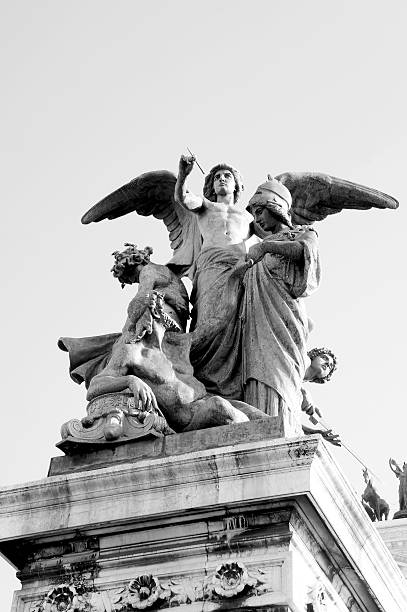 istock Il Pensiero, The Thought sculpture in Rome. 488818030
