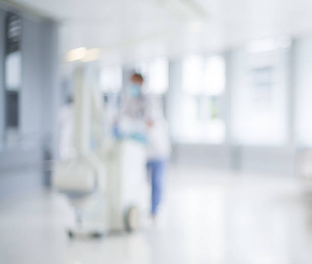 istock Bokeh defocused background  - Hospital and Staff 488818238