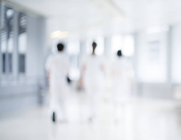 istock Bokeh defocused background  - Hospital and Staff 488818290