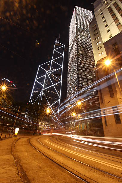 istock Hong Kong Night Scene, Commercial District 488820344