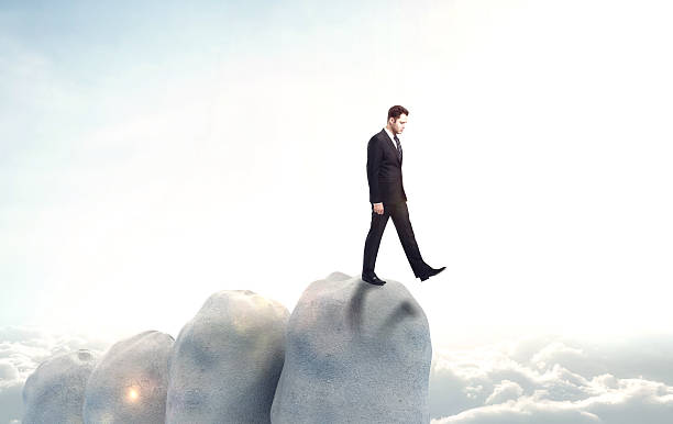 istock businessman falls into the abyss 488825188