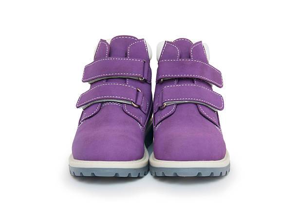 istock Purple children`s boots 488827275