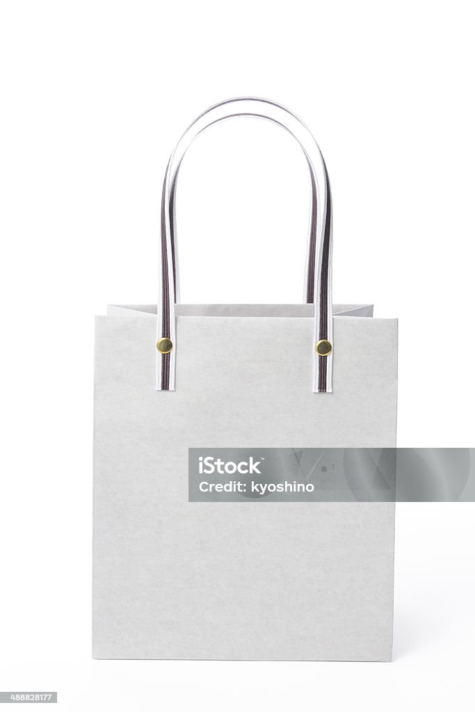 ブラ��ンク白のショッピングバッグ - からっぽのロイヤリティフリーストックフォト