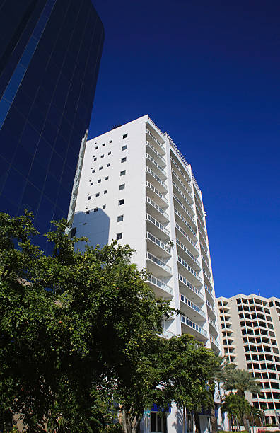 istock Two Condominium Buildings and an Office Building 488828331