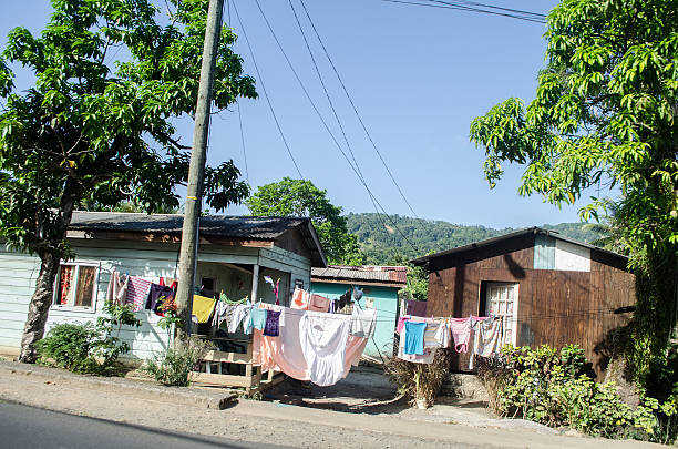 istock clothes hanging out to dry in tropical setting 488828621