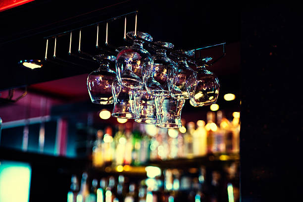 istock glasses and bottles in the bar 488832847