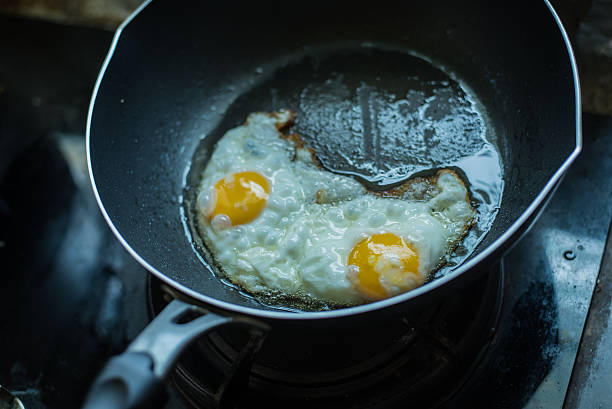 istock Thailand food, Hot omelet in pan 488840052