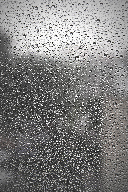 istock Drops of rain on the window 488842934