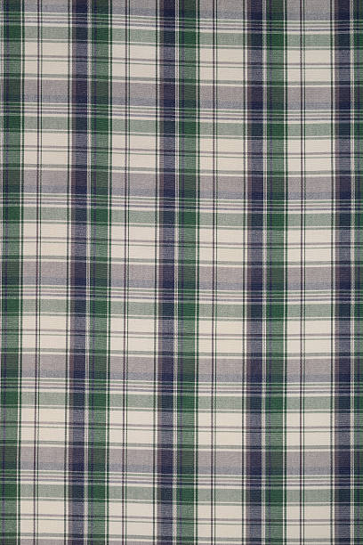 istock Black,Green and White Plaid Cloth Shot in Studio 488843236