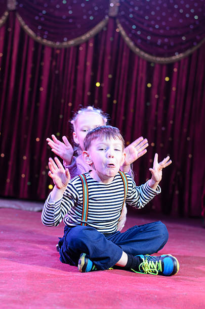 istock Happy Young Kid Performers at the Stage 488844072