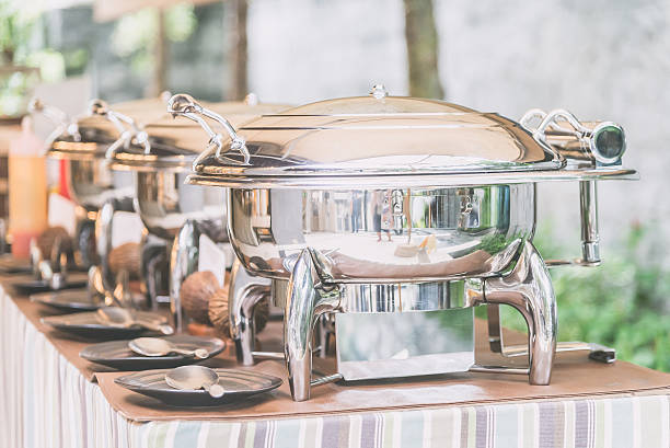 istock Selective focus point on Catering buffet food in restaurant 488844374