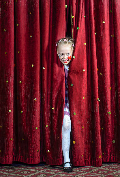 istock Little girl performing in a pantomime 488844978