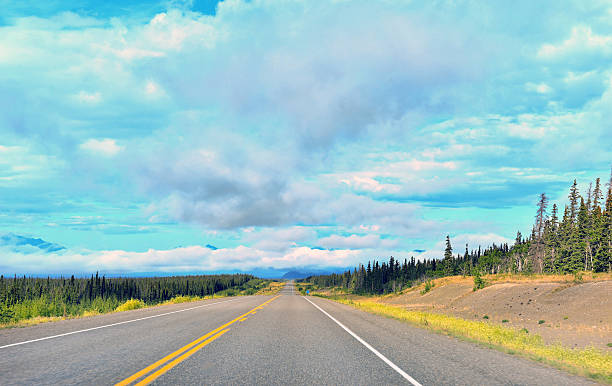 istock Alaska Canada Highway travelling through the Yukon 488845958