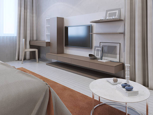 istock Interior of a modern bedroom 488847374