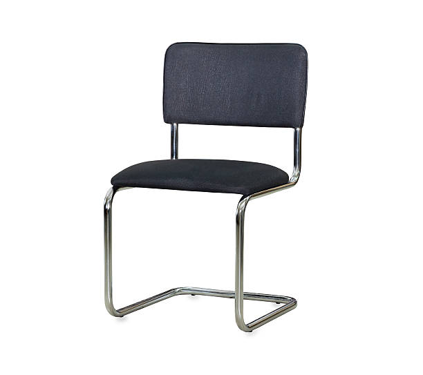 istock The black cloth office chair isolated over white 488847990