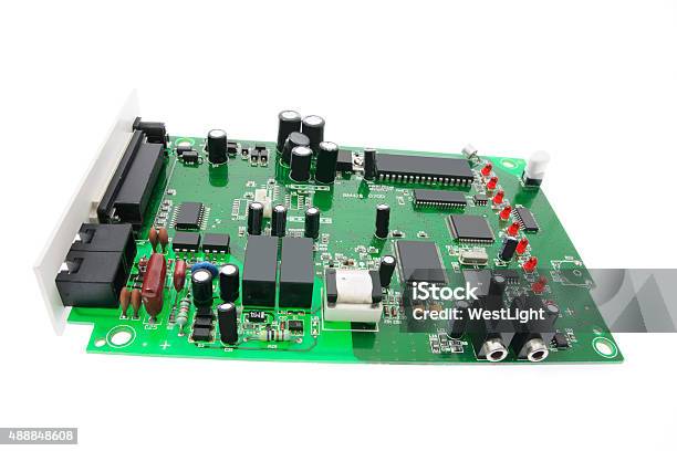 Circuit Board Stock Photo - Download Image Now - 2015, Circuit Board, Computer Chip