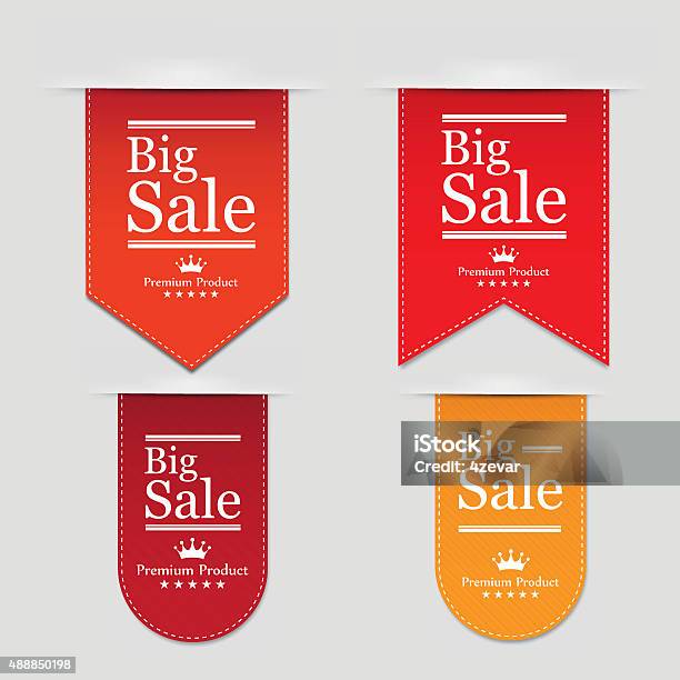 Banner Big Sale Vector Stock Illustration - Download Image Now - 2015, Advertisement, April