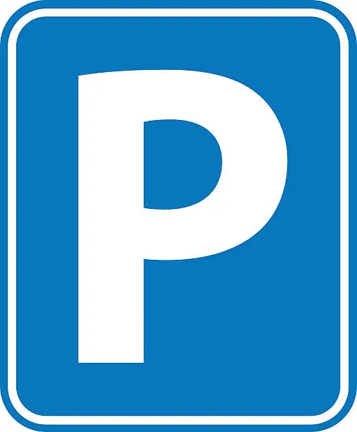 Vector illustration of Parking Sign