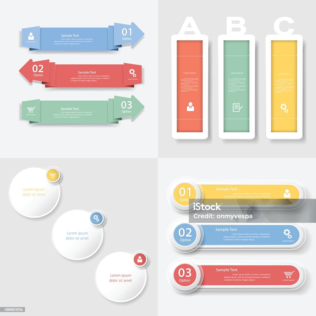 Infografic Multiple Multiple Infographic Template Vector Illustration Stock Illustration ...