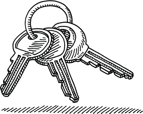 Key Ring Drawing