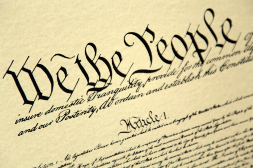 American Constitution document.